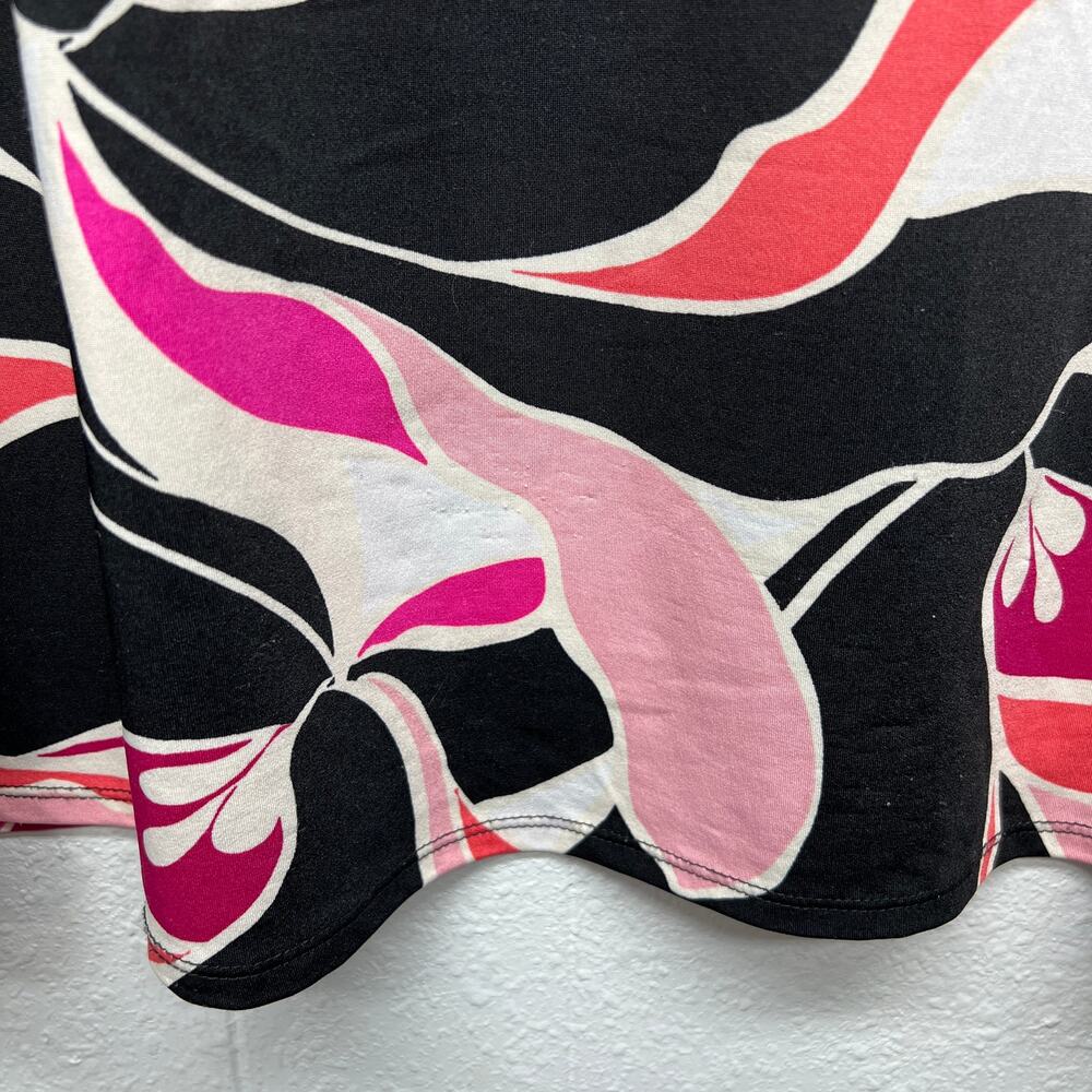 PerSeption Women Dark Floral Top 2X Party Cocktail Event Contemporary Feminine - Picture 6 of 13